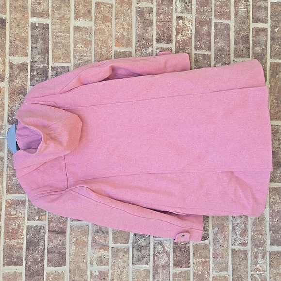 J. Crew Melton Wool Pink Coat Size 4 - Picture 7 of 7